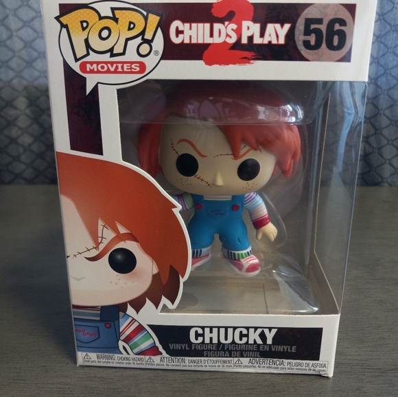 Childs Play 2 Chucky Funko Pop #56 W/Factory Box Error - Picture 1 of 8